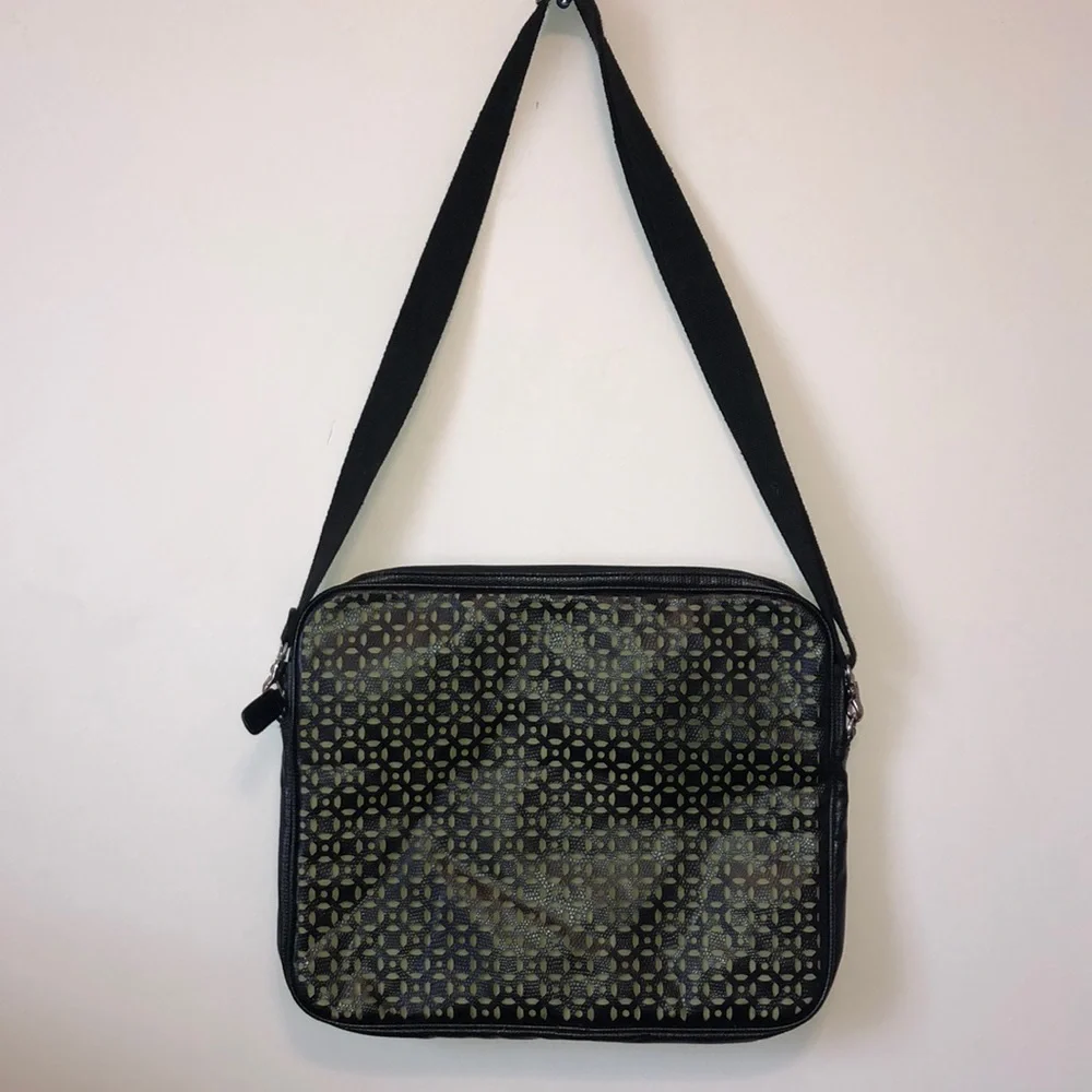 Padded Laptop Case with Cutout Design and Strap